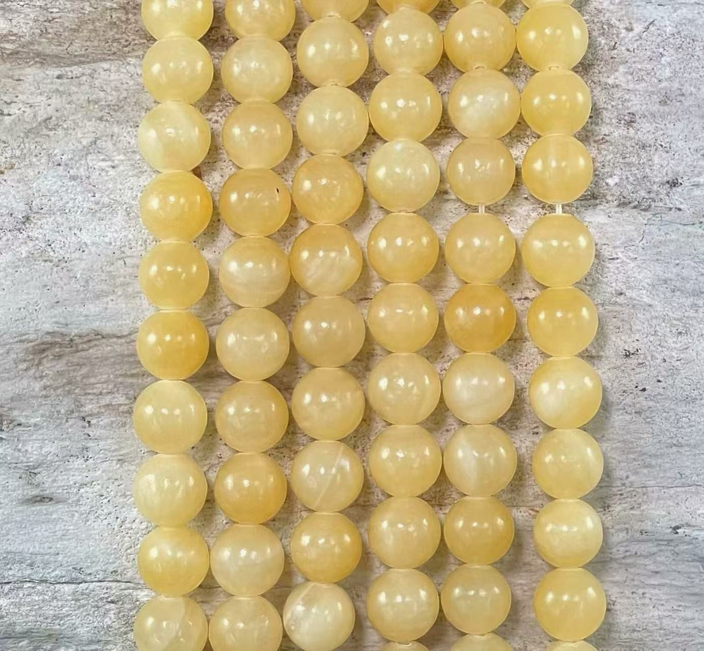 Honey Calcite aka Honey Jade, Round