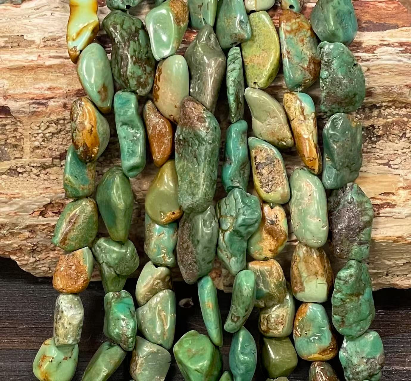 Emerald Valley Green Turquoise, Tumble Nugget A Grade