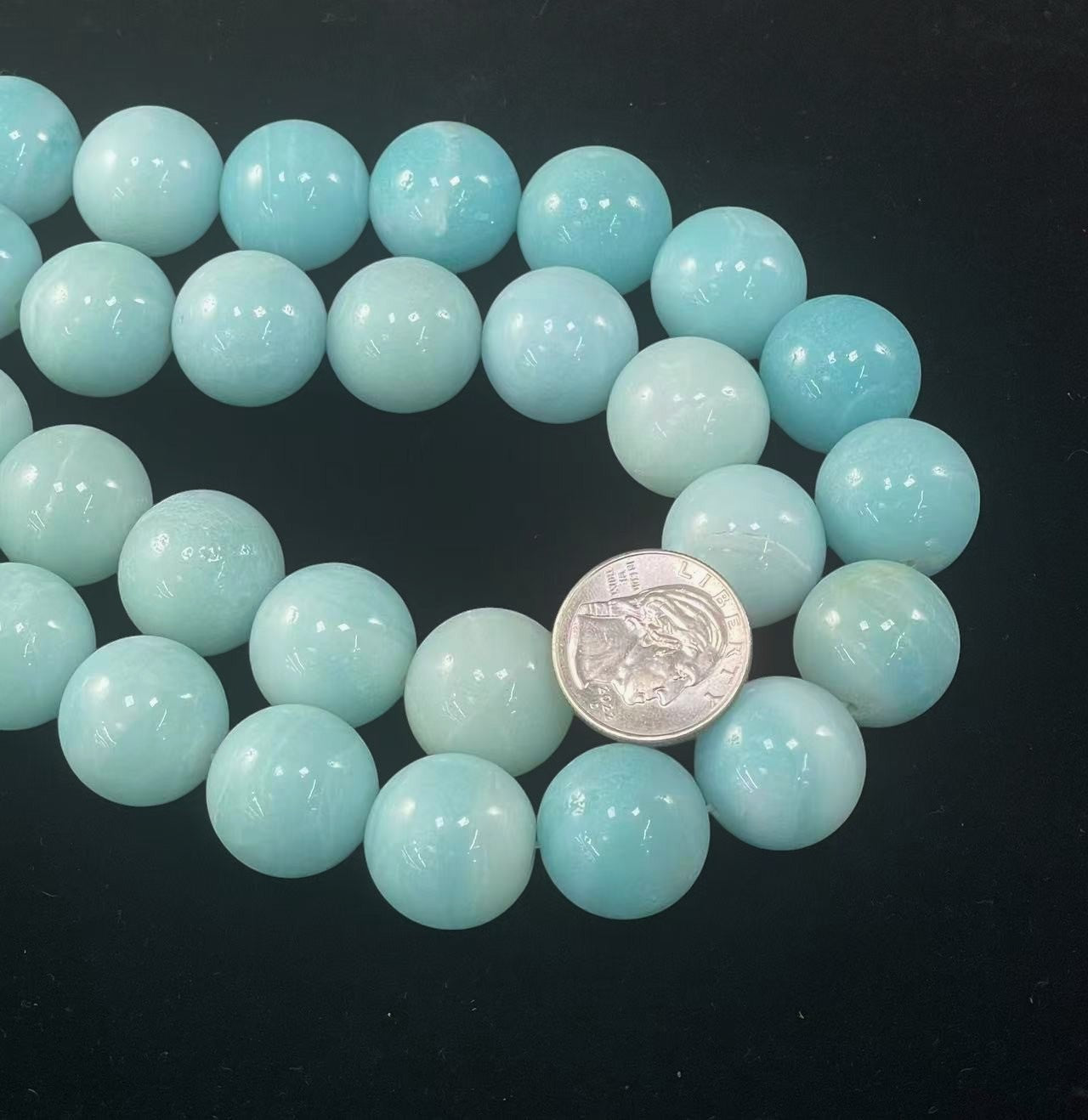 Amazonite AA Grade Round 20-20.5mm