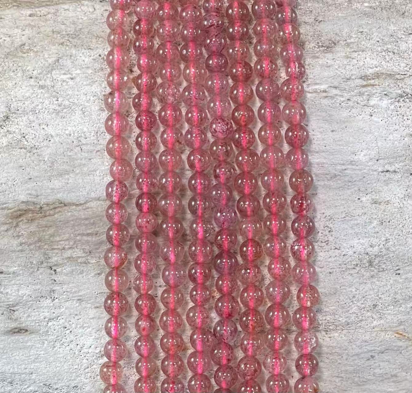 Strawberry Quartz Round