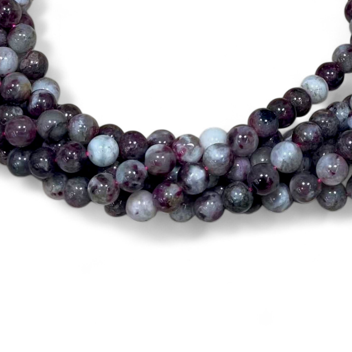 Plum Blossom Tourmaline Round