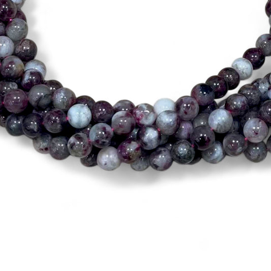 Plum Blossom Tourmaline Round