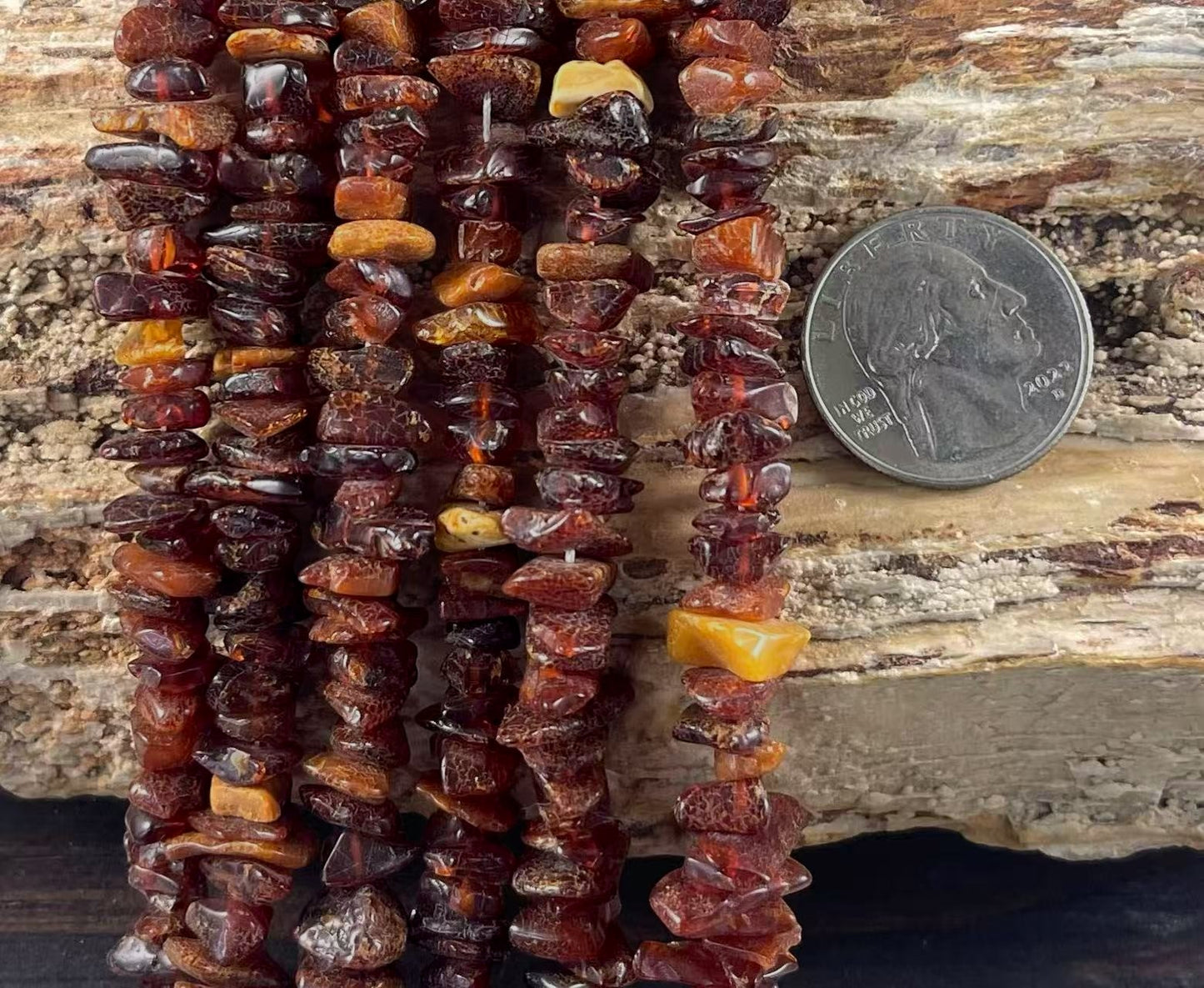 Amber (Mix Color) 3-5mm, 7-9mm Chips