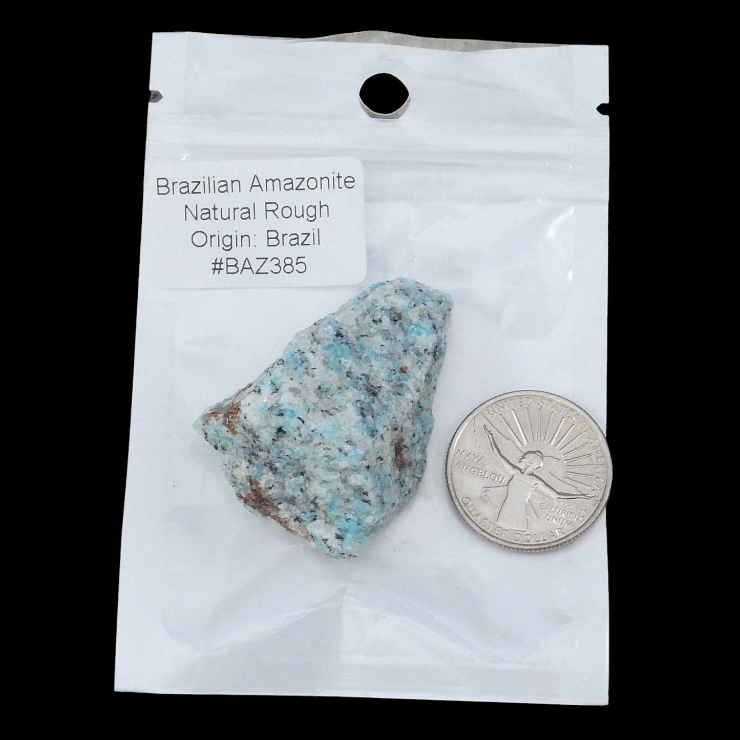 Brazilian Amazonite Natural Rough Freeform (1 pc)