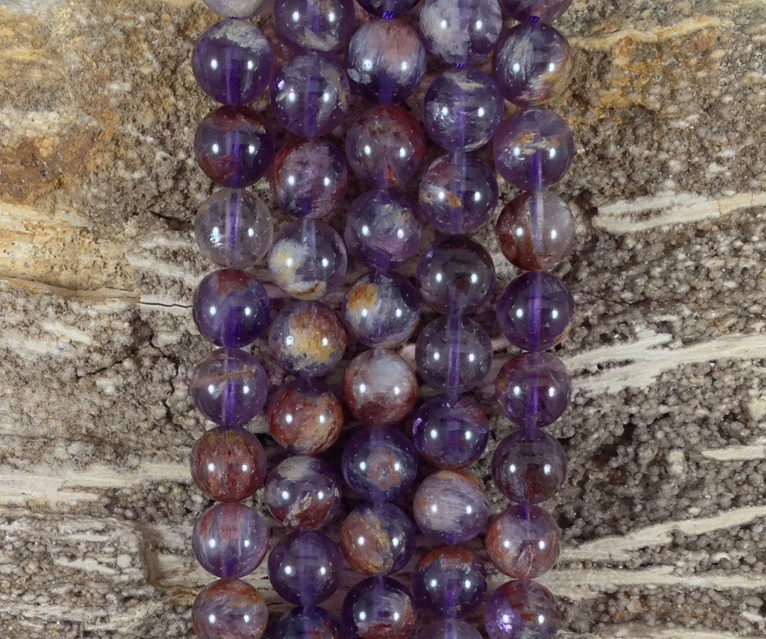 Amethyst w/ Hematite Inclusions aka Auralite 23 Round