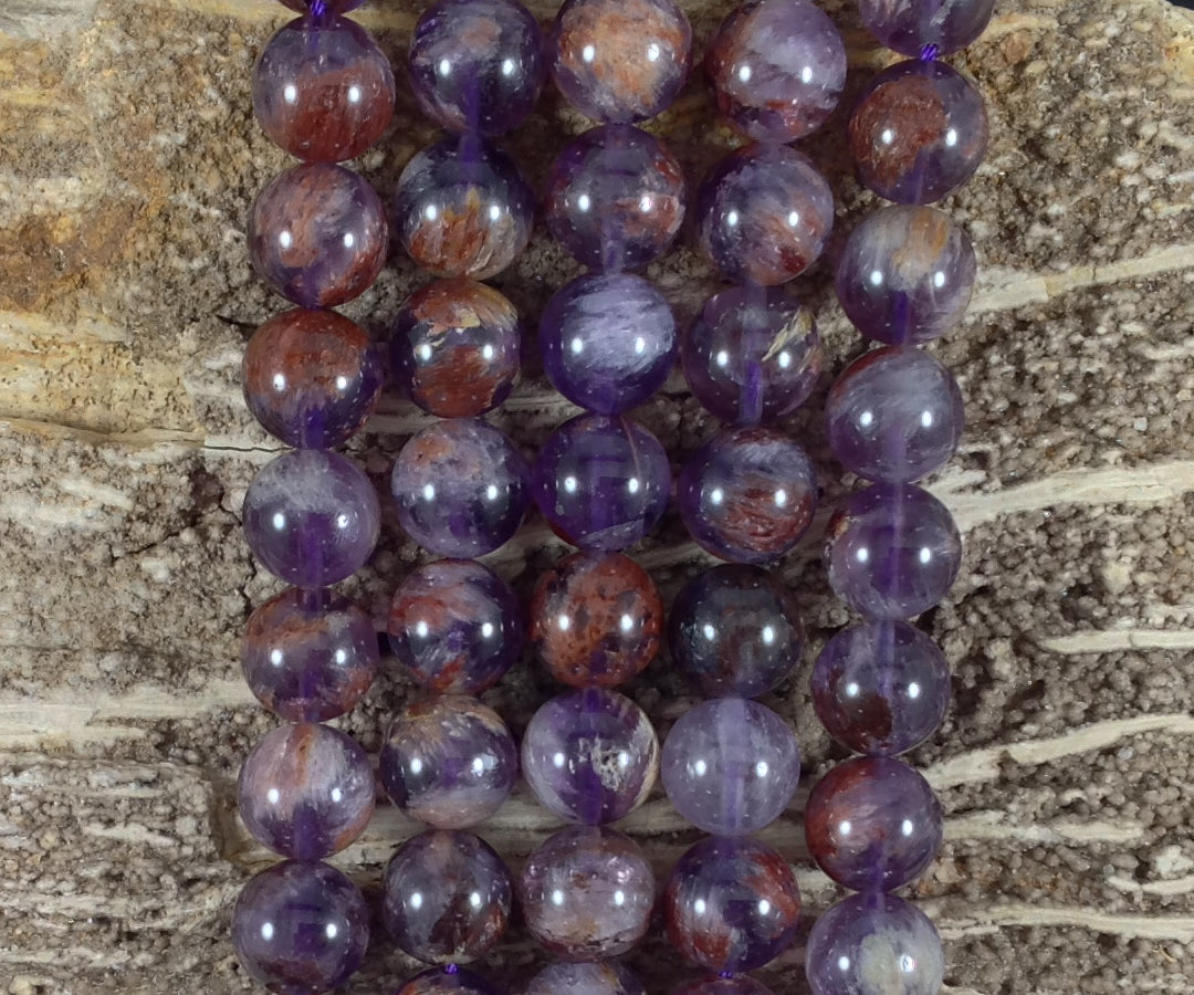 Amethyst w/ Hematite Inclusions aka Auralite 23 Round