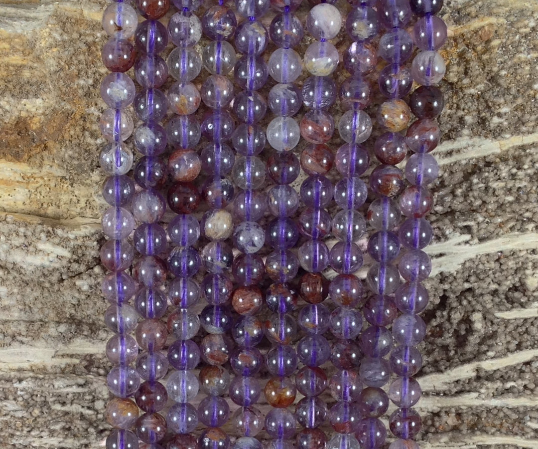 Amethyst w/ Hematite Inclusions aka Auralite 23 Round