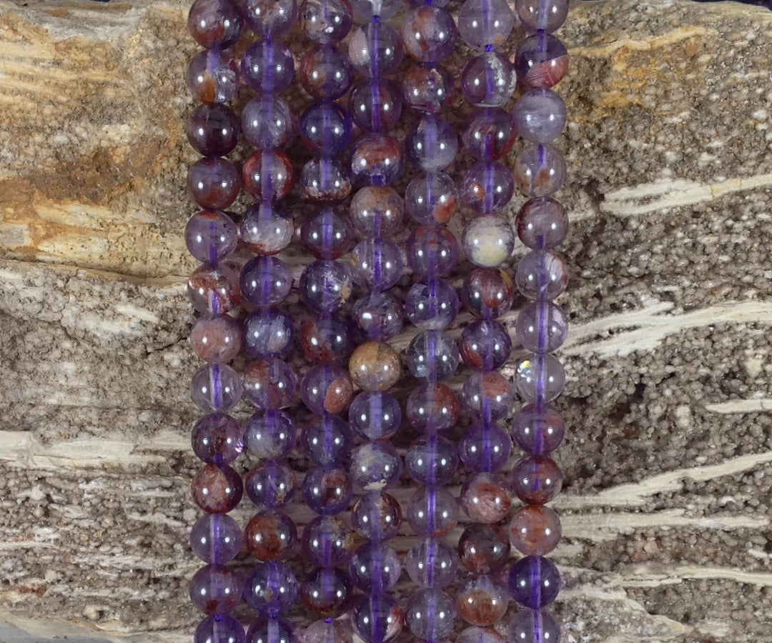 Amethyst w/ Hematite Inclusions aka Auralite 23 Round