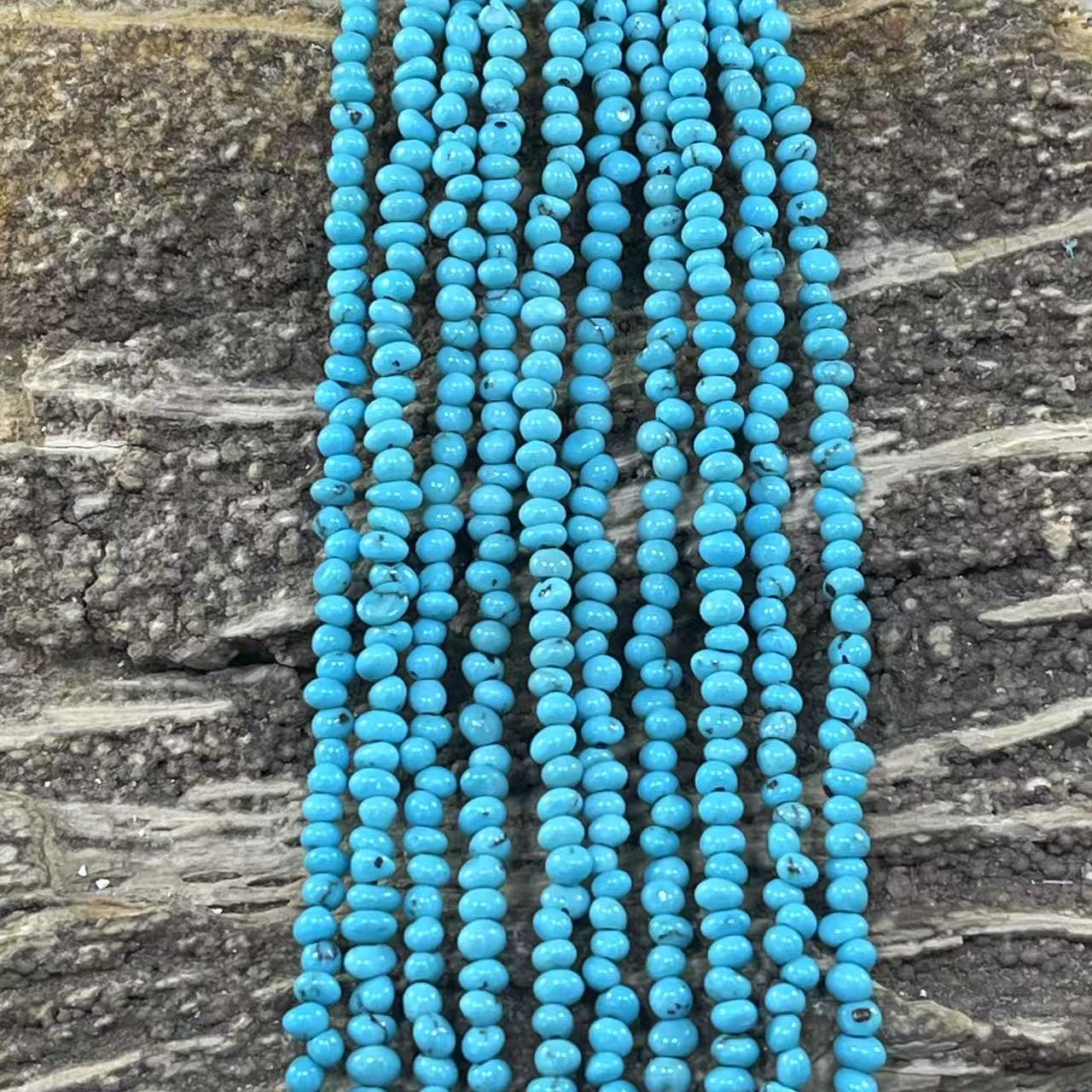 Rare Egyptian Turquoise 3-4mm Small Tumble Nugget / Quantity Limited