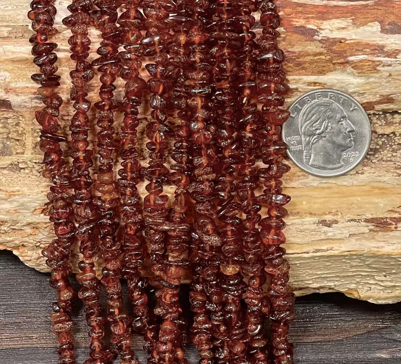 Cognac Amber 3-5mm Chips