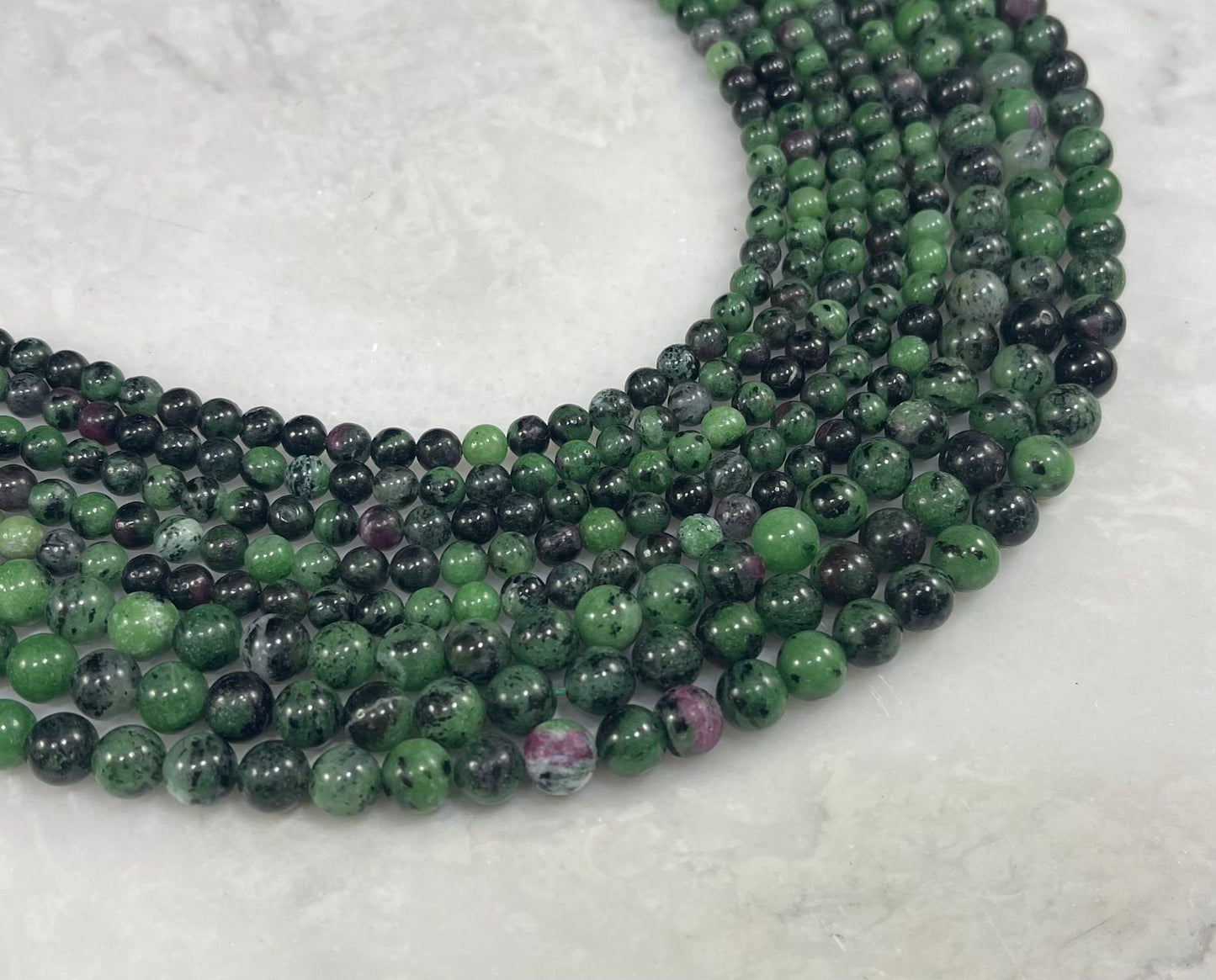 Ruby-Zoisite Round