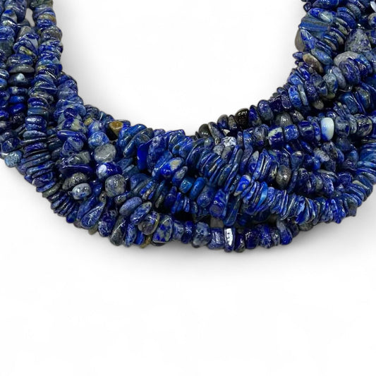 Denim Lapis Lazuli Tumble Chips 6-11mm