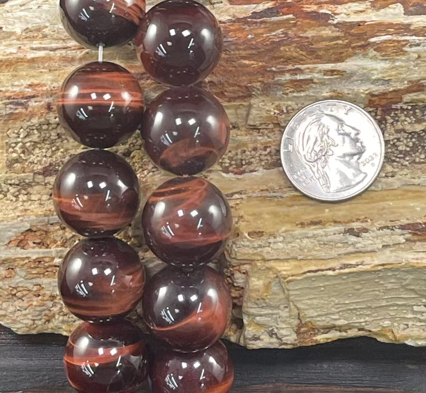 Red Tiger Eye AA Grade Round 20mm