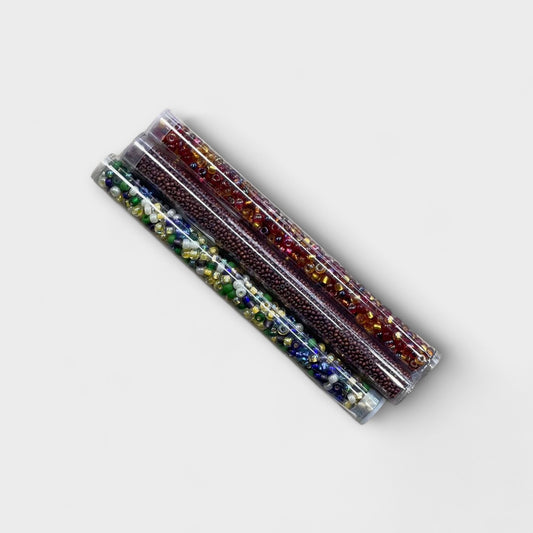 Clear Plastic Round Tubes 5 inch Long/ 11.5mm Wide, For bead & Seed Bead Storage