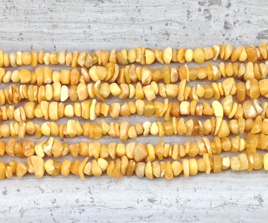 Milky Yellow Amber 3-5mm Chips