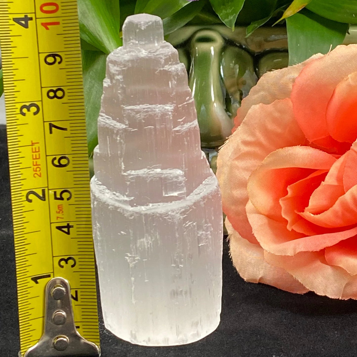 Selenite Iceberg Tower, Skyscraper, Mountain 4in / 10cm Tall (1 pc)
