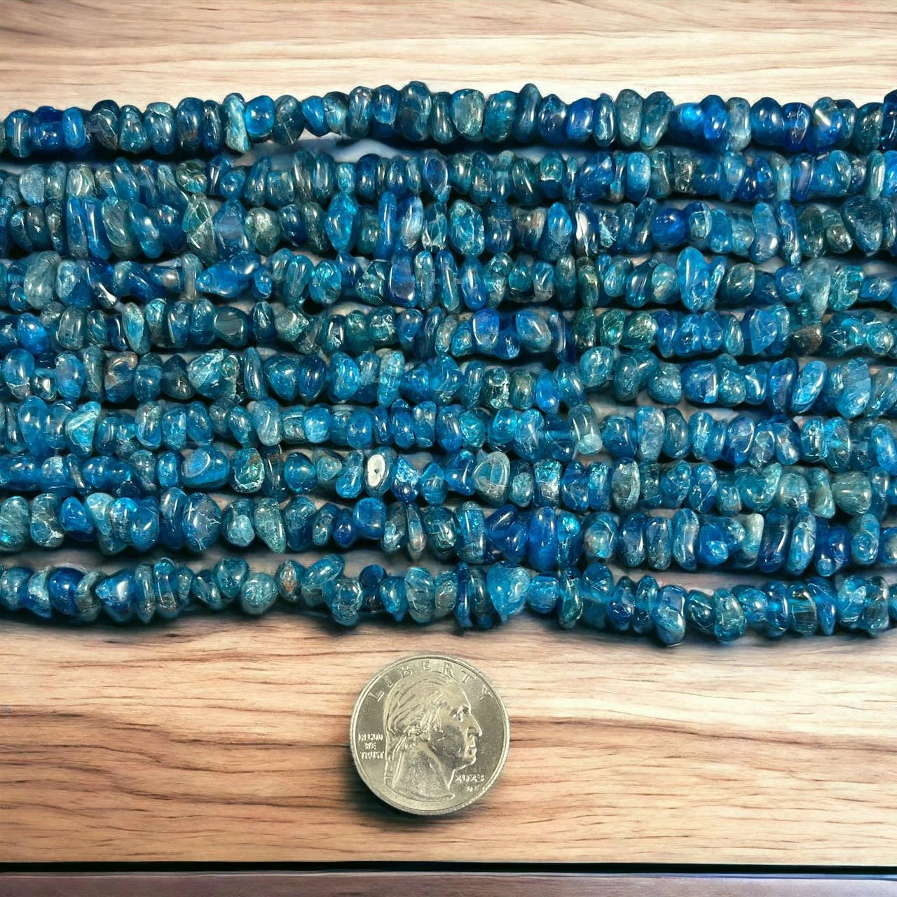 Blue Apatite Chips