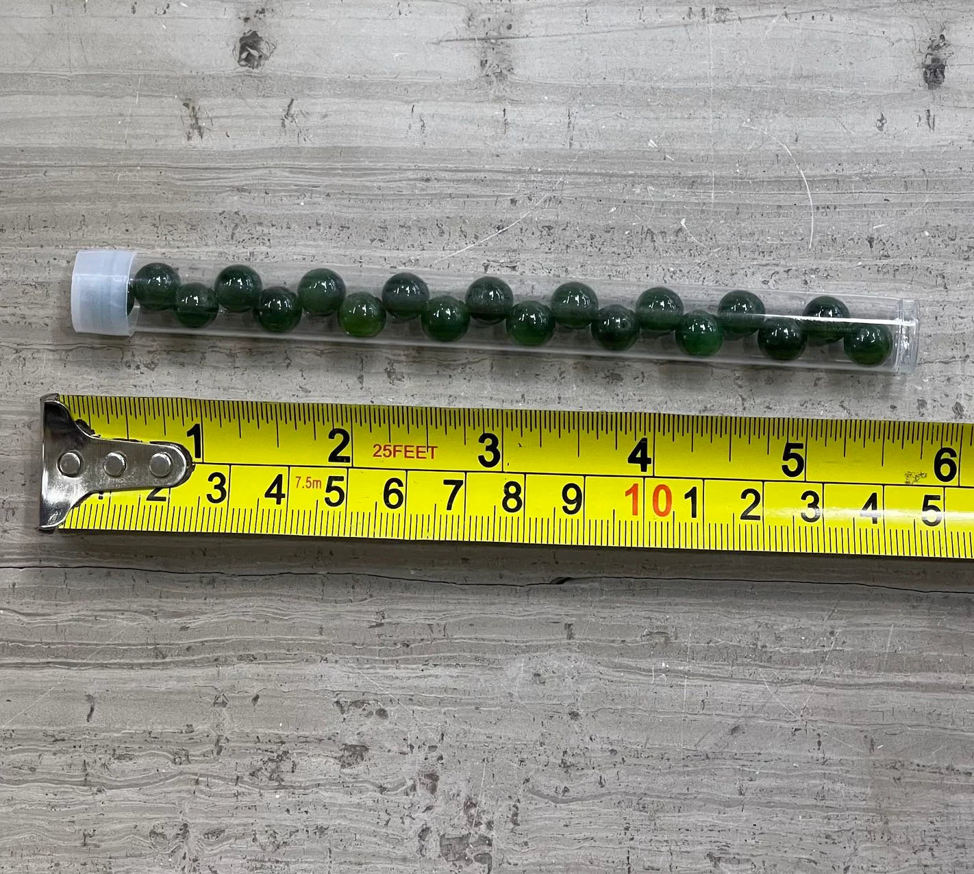 Clear Plastic Round 5 in Tubes