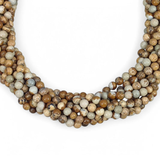 Kalahari Jasper aka Picture Jasper Round