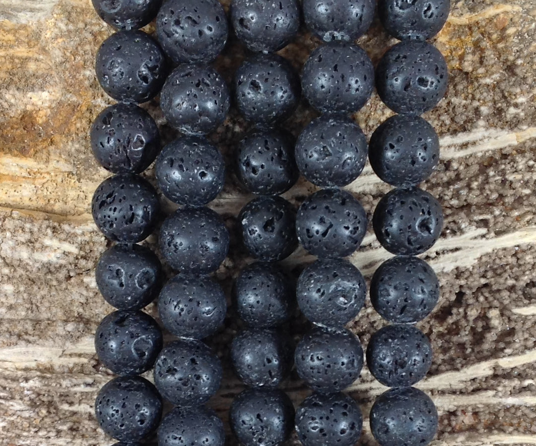 Black Lava Round