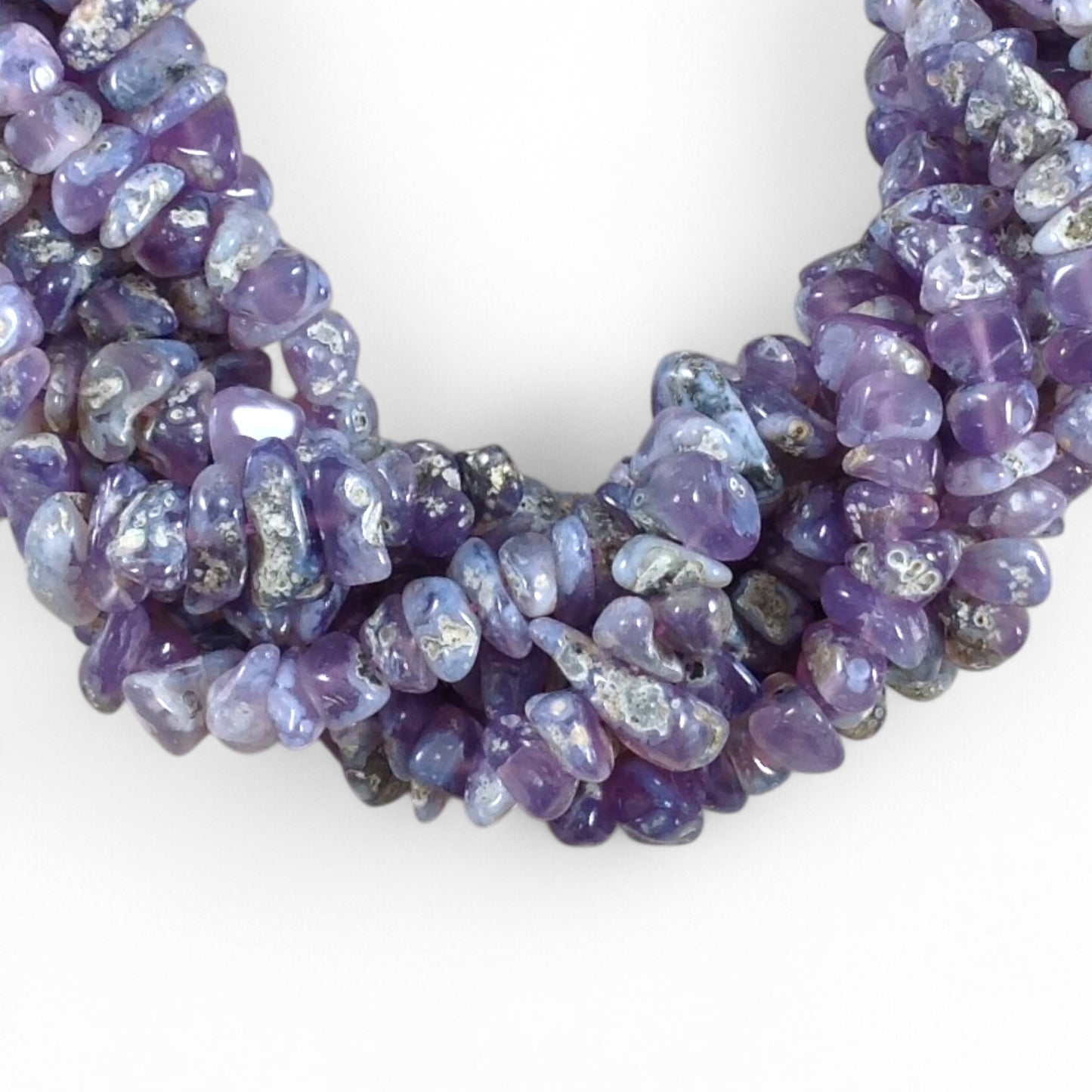 Lavender Chalcedony Medium (8-10mm) Large (10-12mm)Tumble Chips