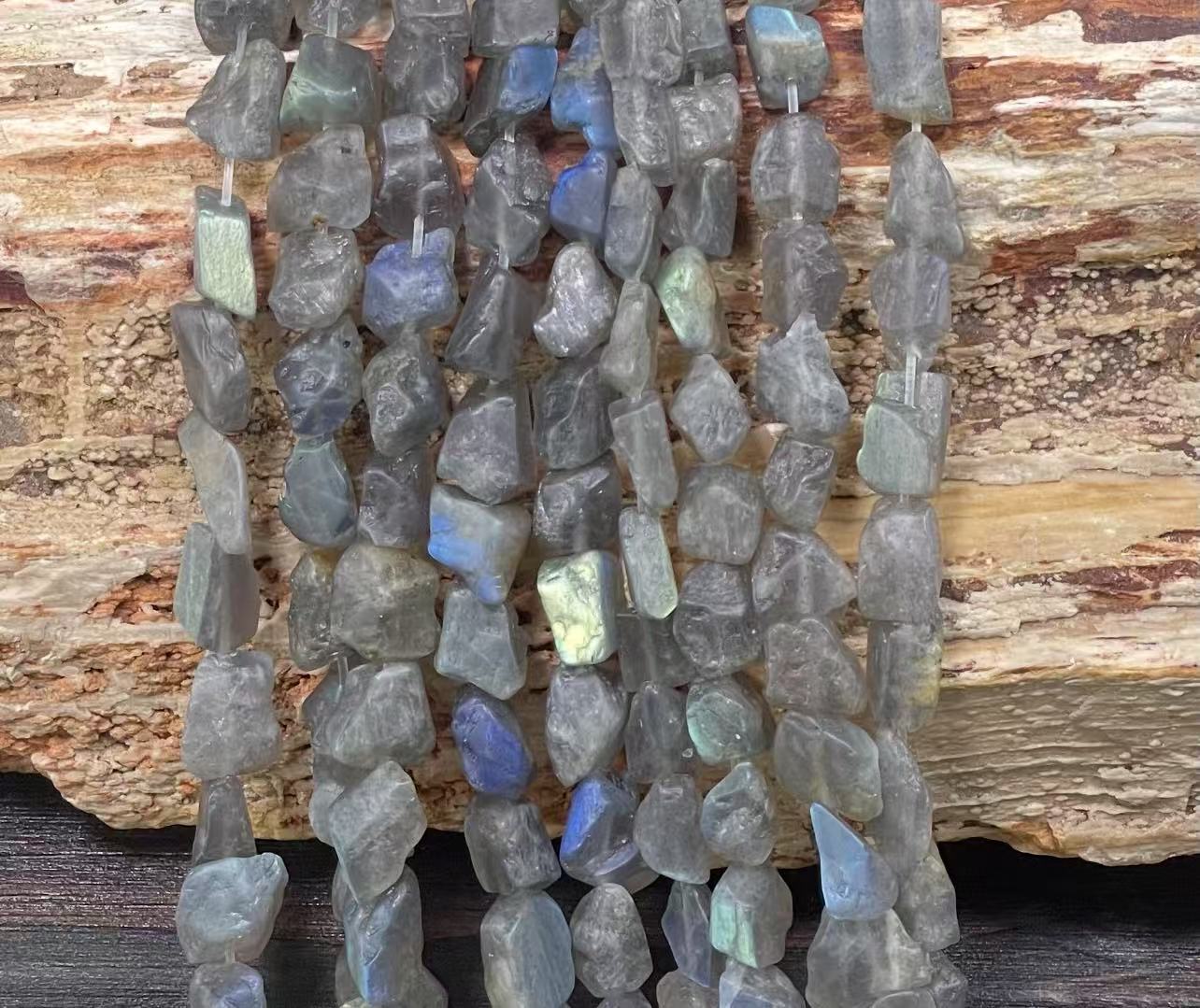 Labradorite Polished Rough Nuggets