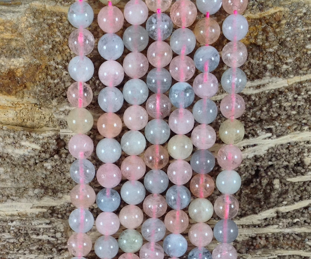 Mix Beryl (Aquamarine & Morganite) A Grade Round