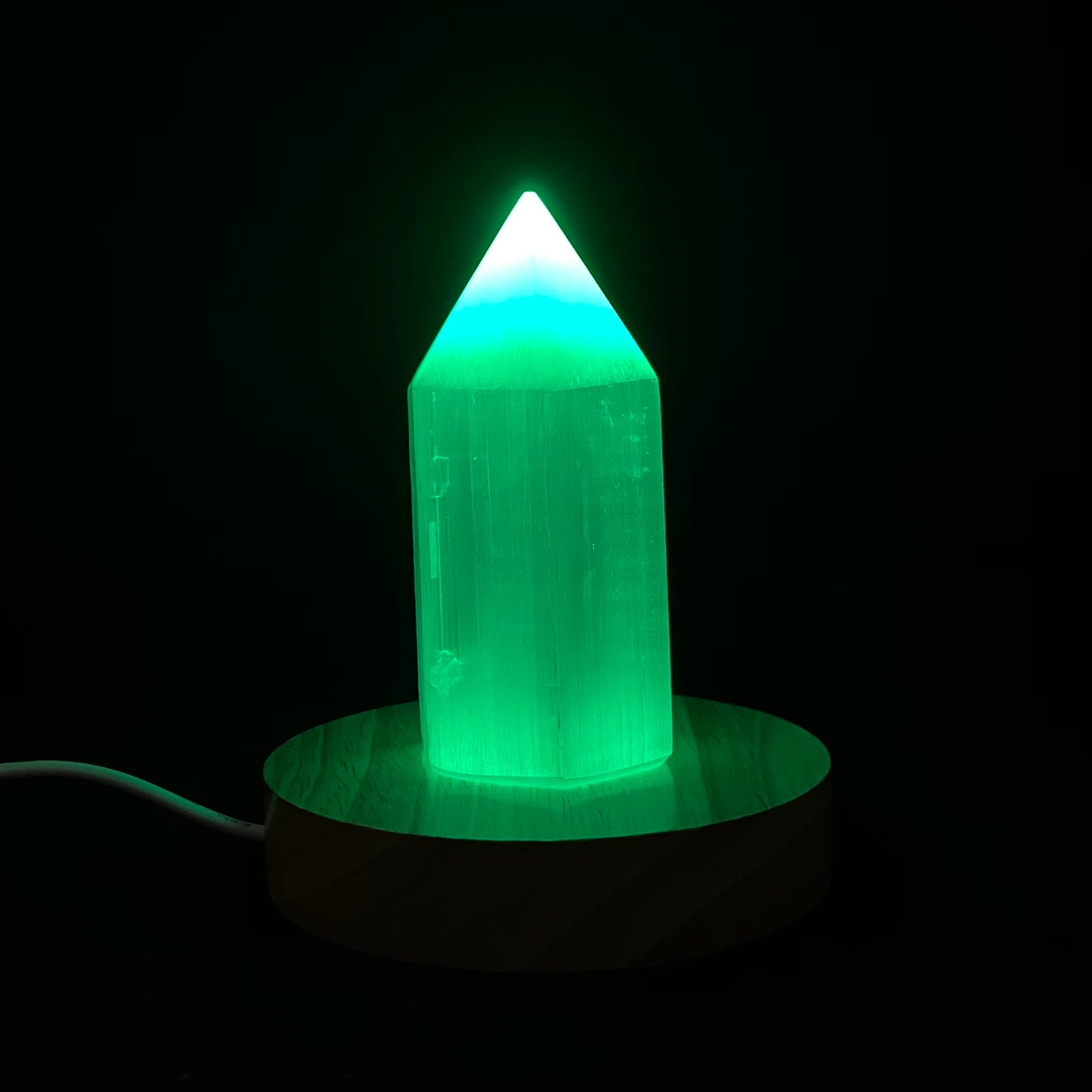 LED Light Stand w/ USB Head 4inch Base, (White/ Rainbow Color)