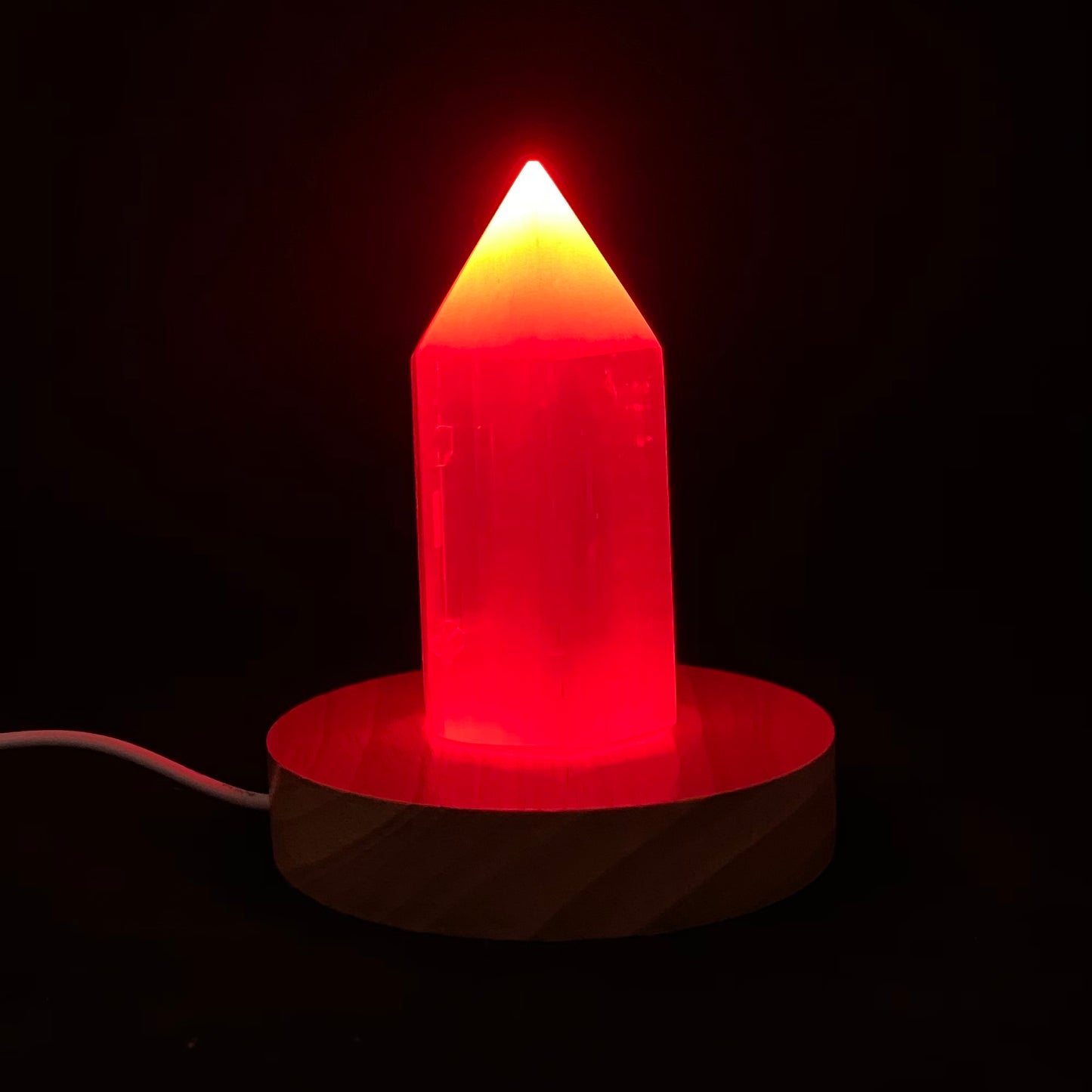 LED Light Stand w/ USB Head 4inch Base, (White/ Rainbow Color)