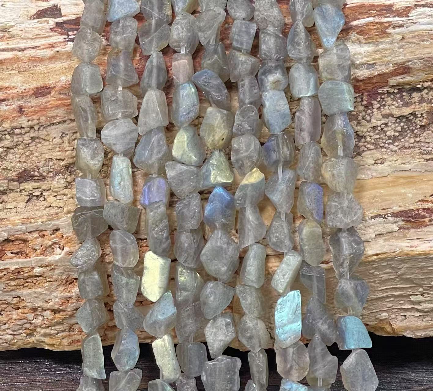 Labradorite Polished Rough Nuggets