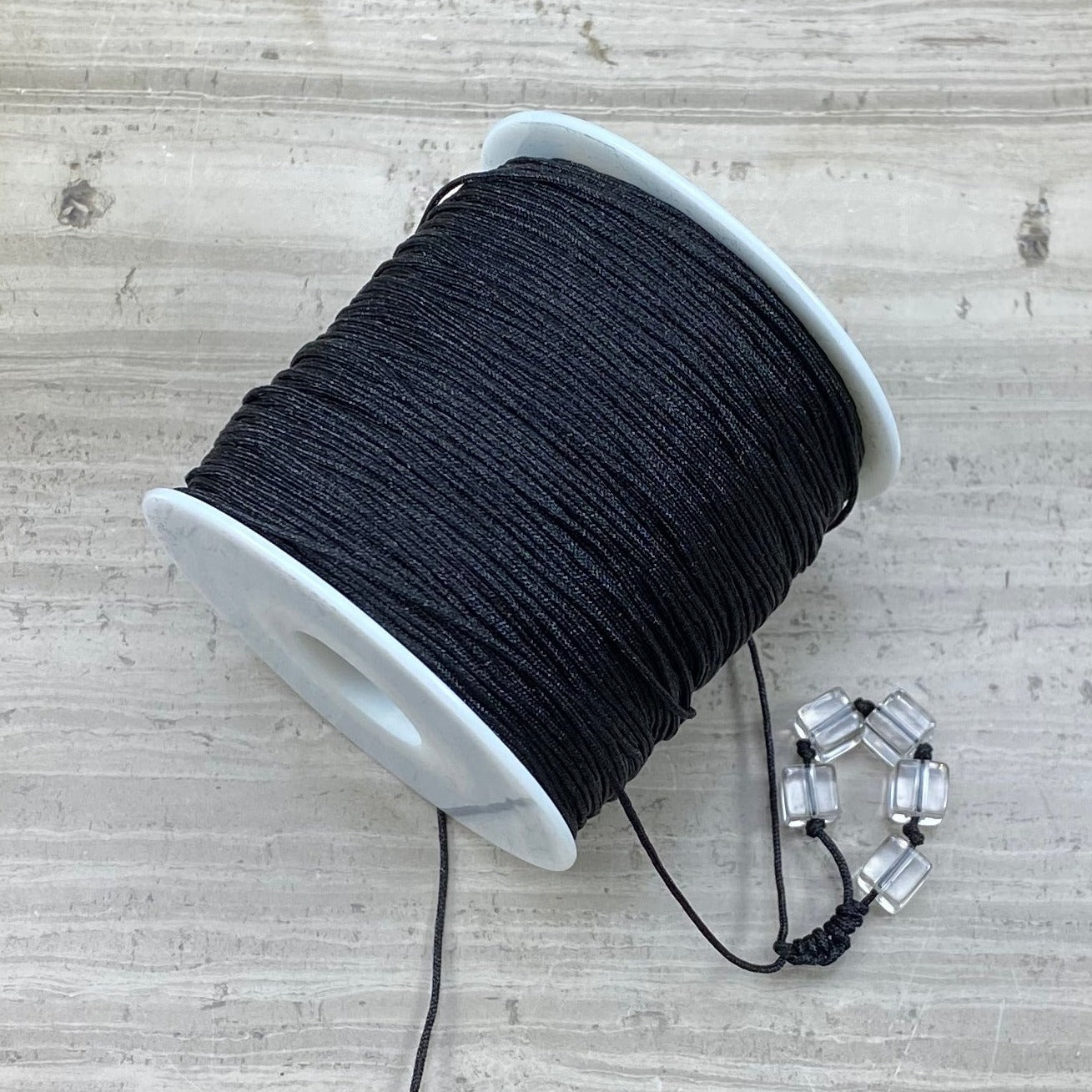Nylon String, Chinese Knotting String, 10 Color, 320 ft. Long, 0.8mm Thick (Per Roll)