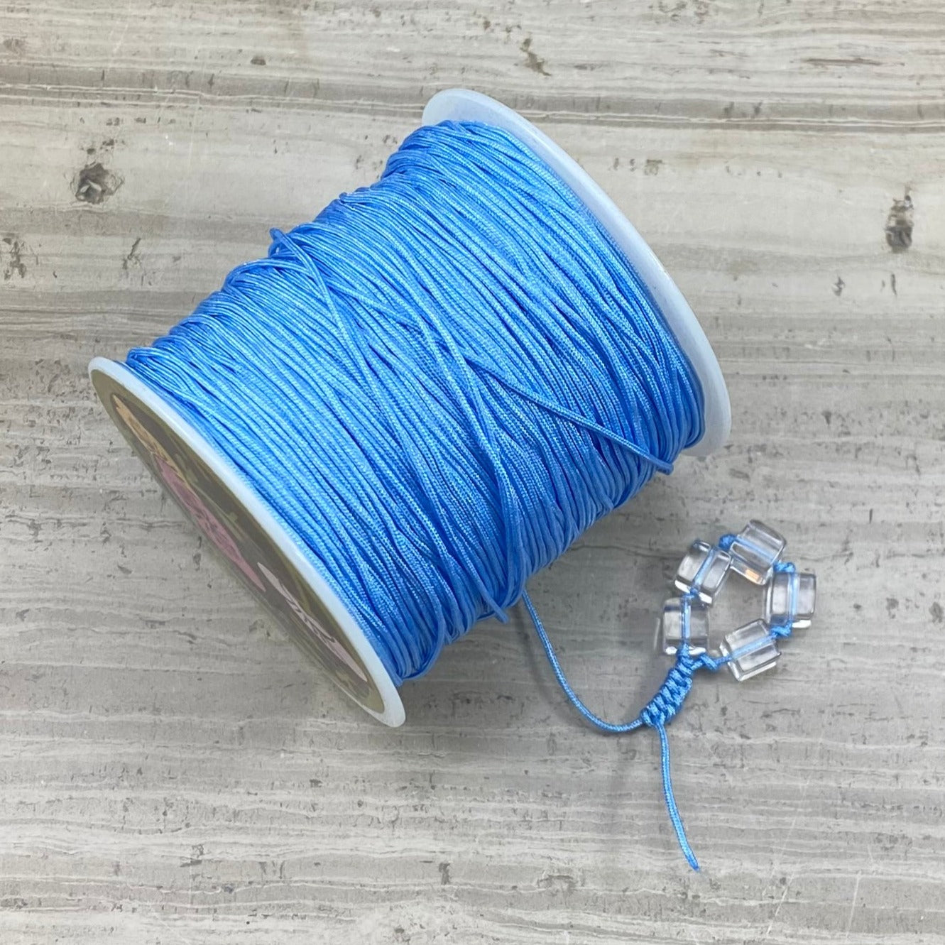Nylon String, Chinese Knotting String, 10 Color, 320 ft. Long, 0.8mm Thick (Per Roll)