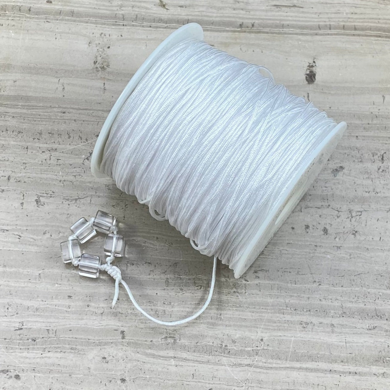 Nylon String, Chinese Knotting String, 10 Color, 320 ft. Long, 0.8mm Thick (Per Roll)