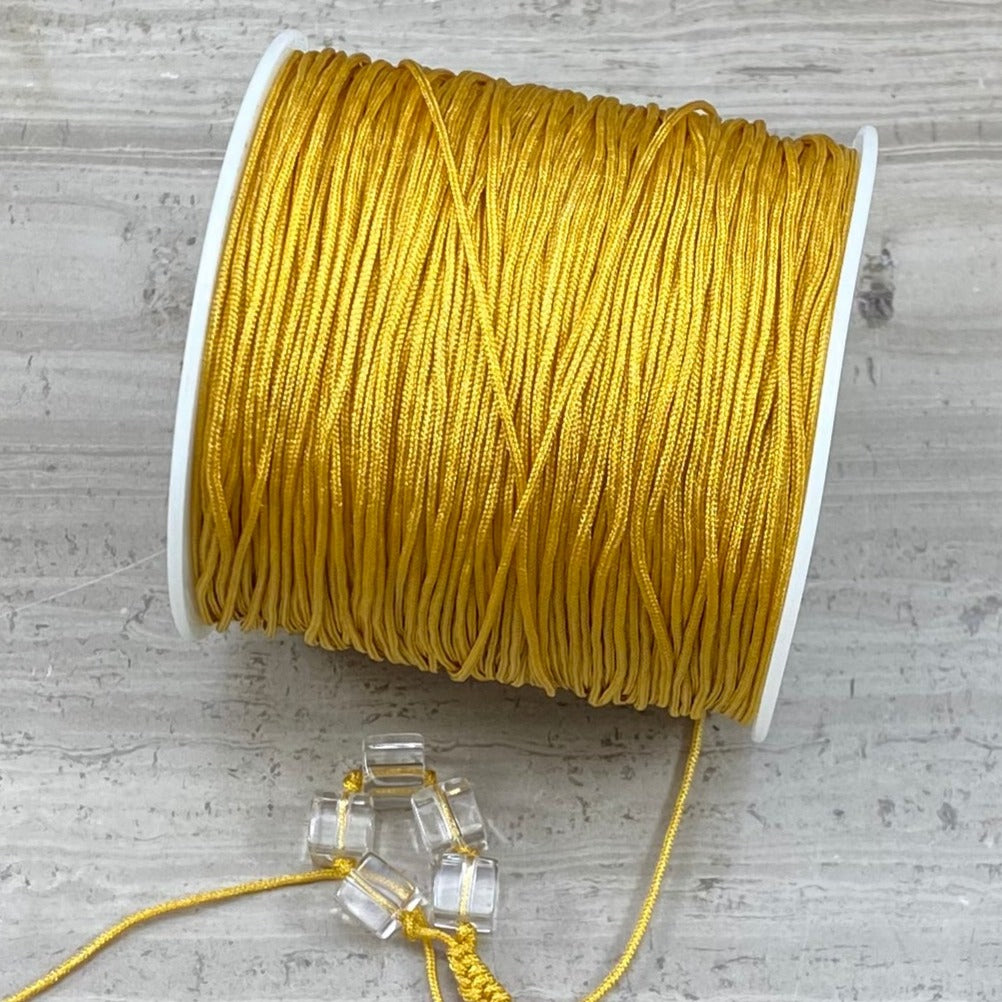 Nylon String, Chinese Knotting String, 10 Color, 320 ft. Long, 0.8mm Thick (Per Roll)