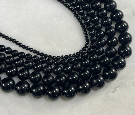 Black Tourmaline Round