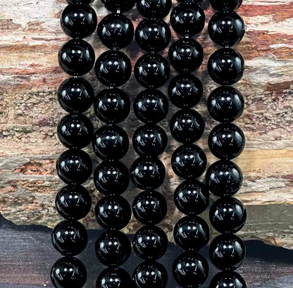 Black Obsidian Round