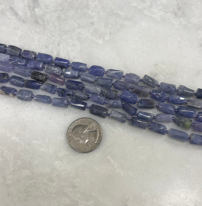 Tanzanite Cut Tubes