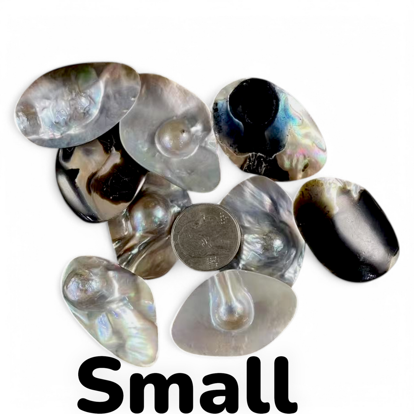 Mabe Pearl / Blister Pearl, Undrilled Freeform Shape