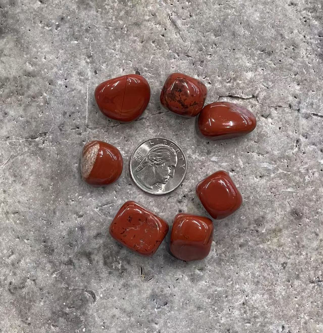 Cappuccino Jasper aka Red Jasper Tumble Nuggets
