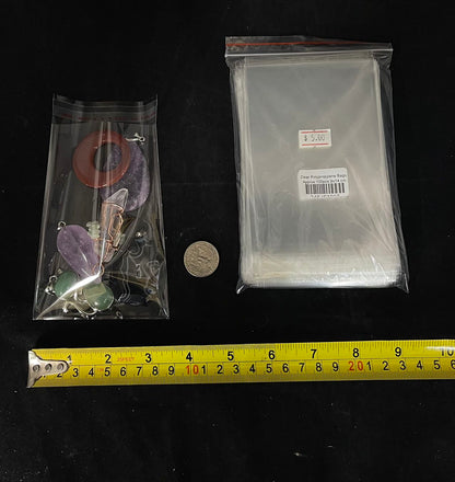 Clear Polypropylene Bags 9x14cm (100 pcs)