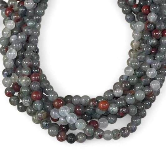 African Bloodstone Round 6mm 8mm