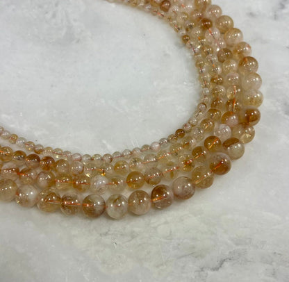 Citrine w/ Clouds Round