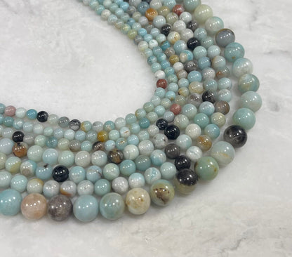 Multi Color Amazonite Round