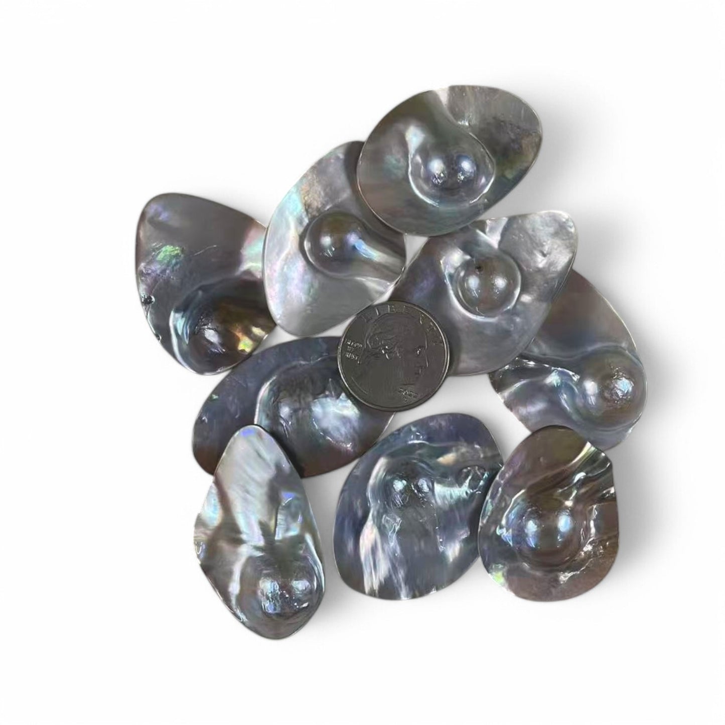 Mabe Pearl / Blister Pearl, Undrilled Freeform Shape