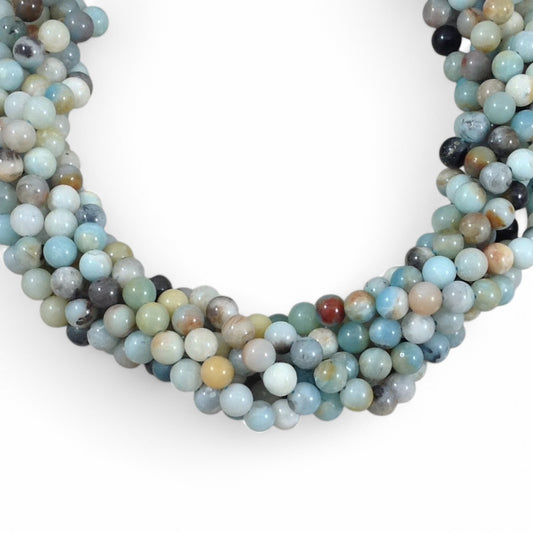 Multi Color Amazonite Round