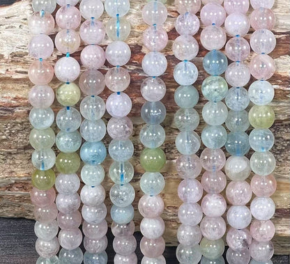 Mix Beryl (Aquamarine & Morganite) A Grade Round
