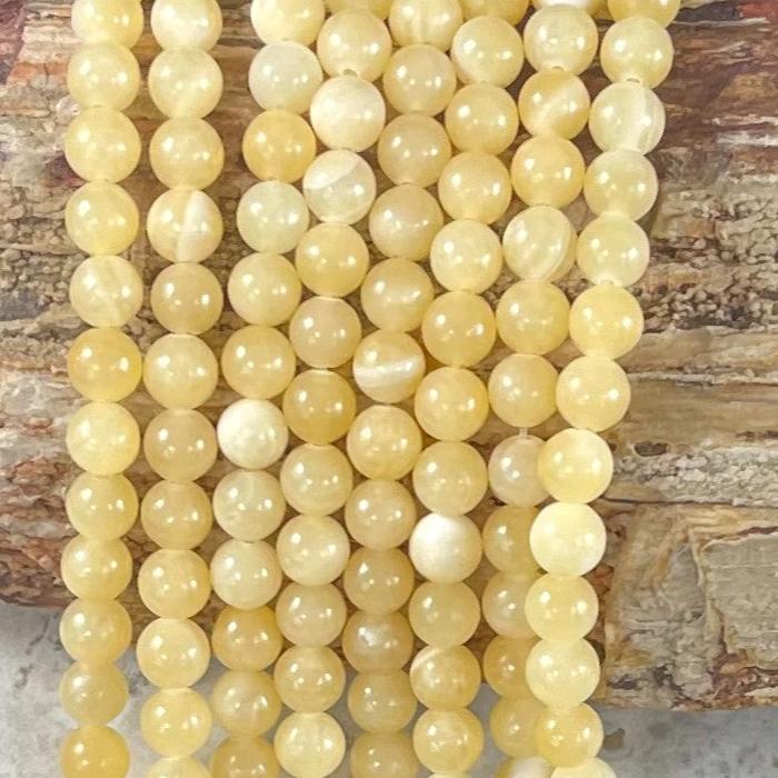 Honey Calcite aka Honey Jade Round