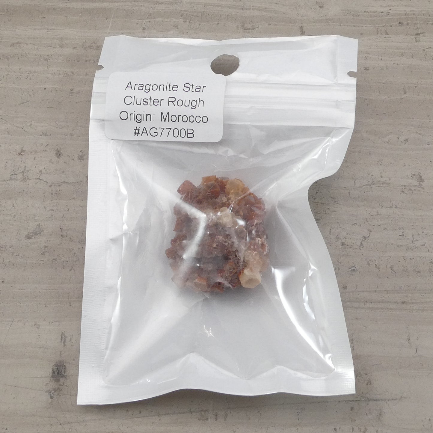 Aragonite Star Cluster Rough (1 pc)