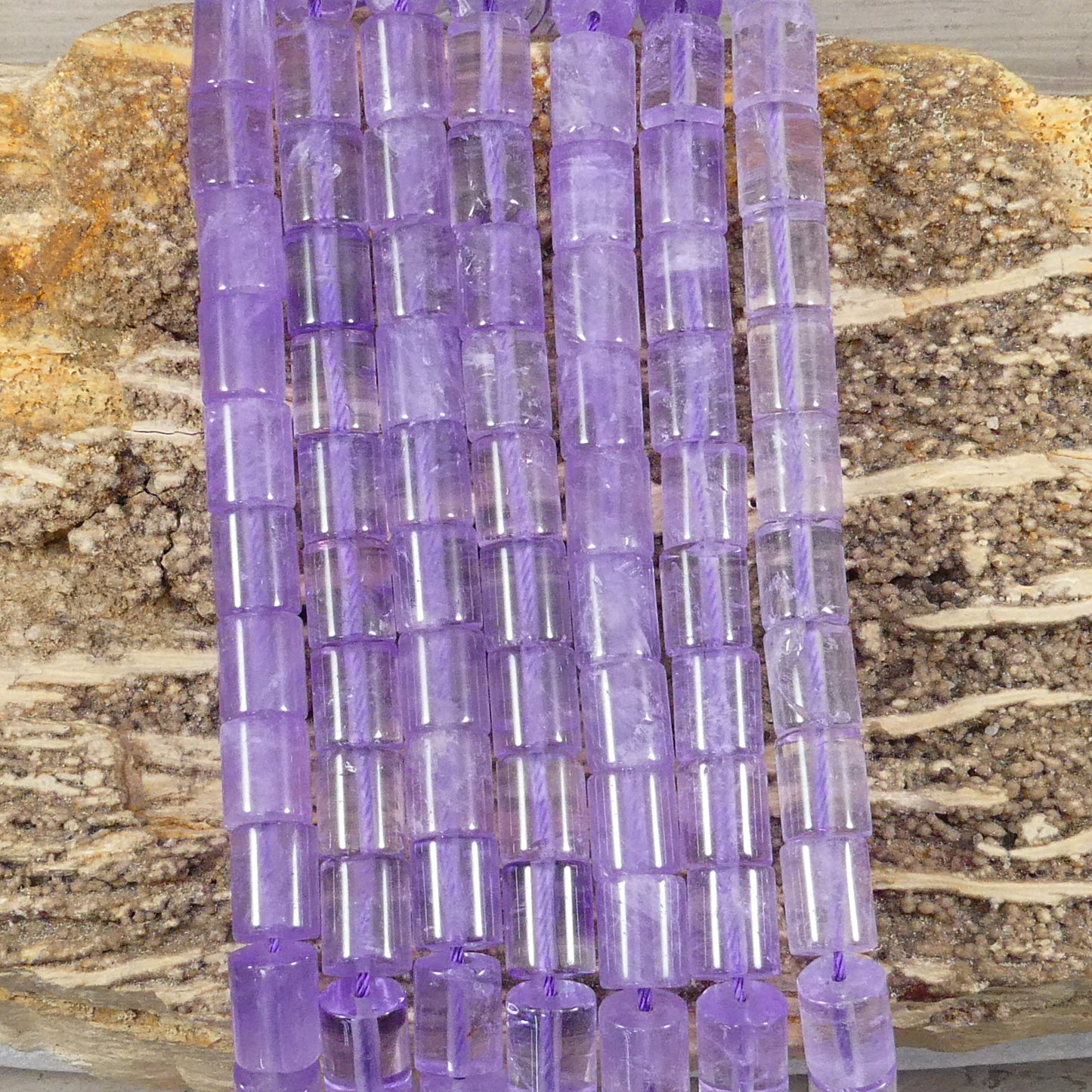 Lavender Amethyst Cylinder Tubes