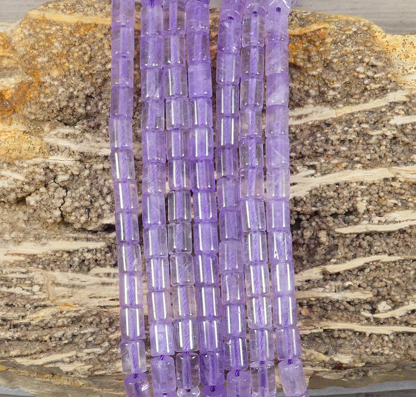 Lavender Amethyst Cylinder Tubes